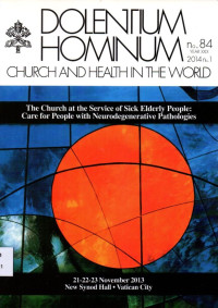 Image of Dolentium Hominum : Church and Health in the World no.84