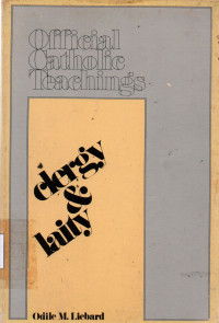 Image of Official Catholic teaching : Clergy & Laity